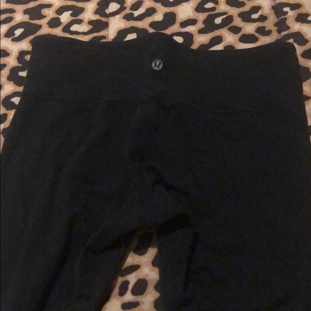 Lululemon crop leggings used condition size s/m